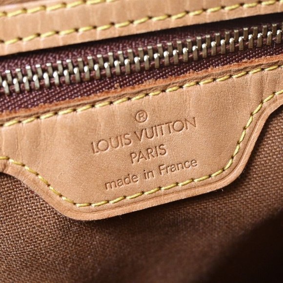 LOUIS VUITTON Cabas Piano Shoulder Bag Monogram Leather Brown M51148 39GA442 - Picture 7 of 16